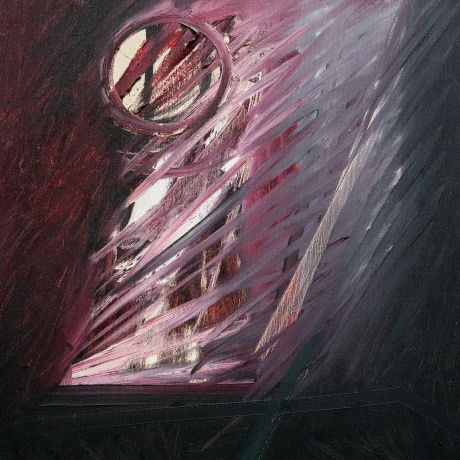 Piero Ruggeri, "Figura", olio su tela, firmato, Epoca '900 image 2