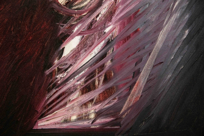 Piero Ruggeri, "Figura", olio su tela, firmato, Epoca '900 image 7