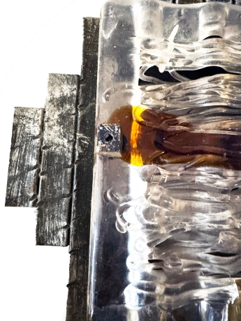 Set di 5 Aplique in stile Brutalista, Murano, Anni '60 image 4