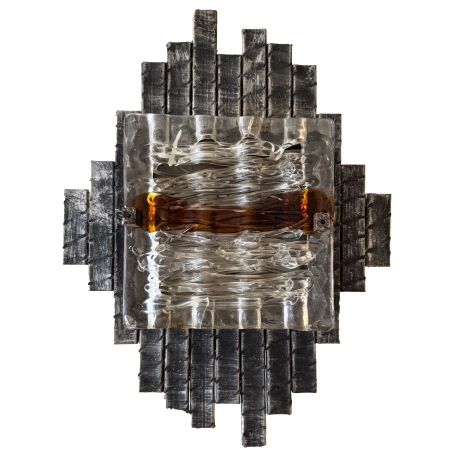 Set di 5 Aplique in stile Brutalista, Murano, Anni '60 image 5