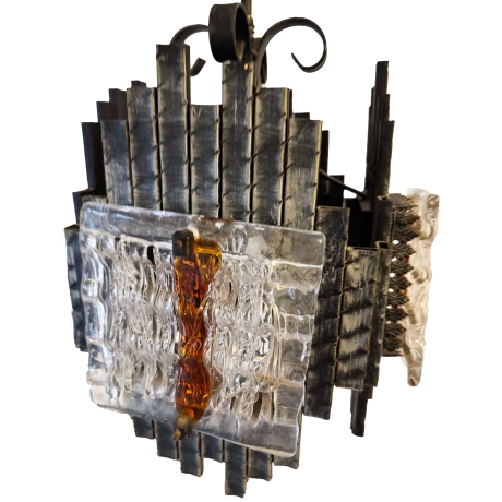 Set di 4 Lampadari in stile Brutalista, Murano, Anni '60 image 8