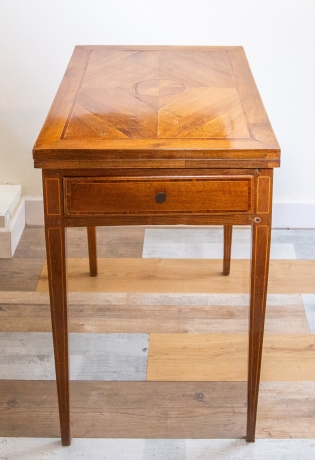 Tavolino da gioco in noce, Stile Direttorio, Epoca '800 image 10