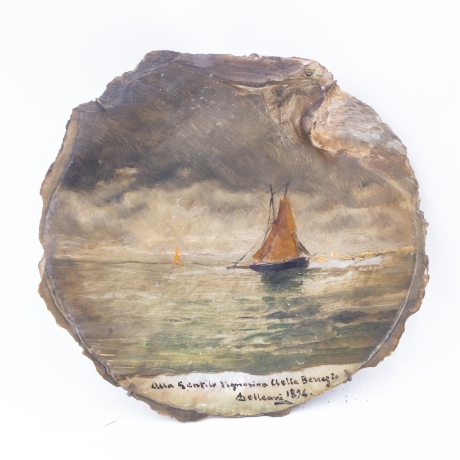 Conchiglia dipinta di Lorenzo Delleani – 1894 image 1