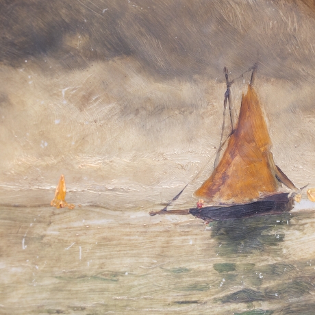 Conchiglia dipinta di Lorenzo Delleani – 1894 image 8