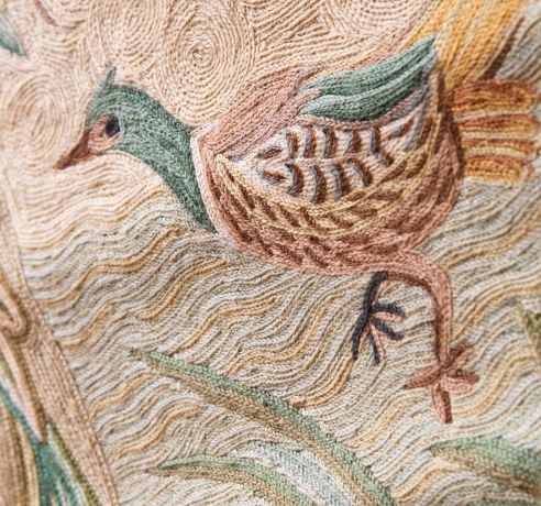 Arazzo / Tappeto, in lana, "Fauna e Flora", Prima metà '900 image 7