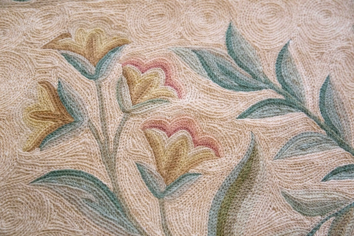 Arazzo / Tappeto, in lana, "Fauna e Flora", Prima metà '900 image 10