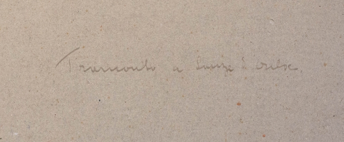 Cesare Maggi, “Tramonto a Salice d’Ulzio (Sauze d’Oulx)”, olio su tavola, firmato, 1923 image 8