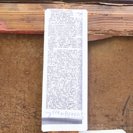 J. G. Gagliardini, “Petit port près de Toulon”, olio su tela, firmato, Epoca Primi '900 image 12