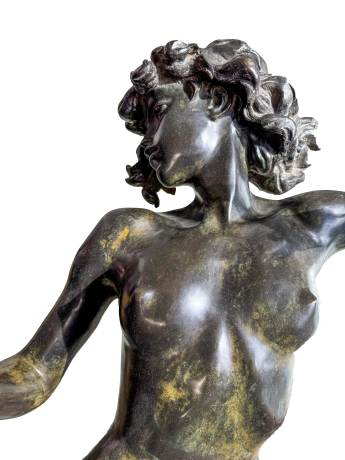 Nudo di donna, scultura in bronzo, Epoca XX secolo image 3