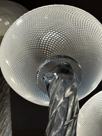 Lampadario Venini vetro di Murano, anni ’50 image 6