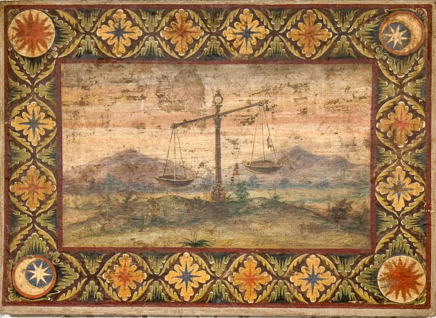 Serie di Strappi originali del XVIII secolo Segni Zodiacali image 12