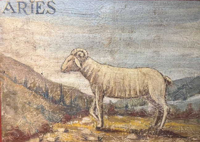 Serie di Strappi originali del XVIII secolo Segni Zodiacali image 10