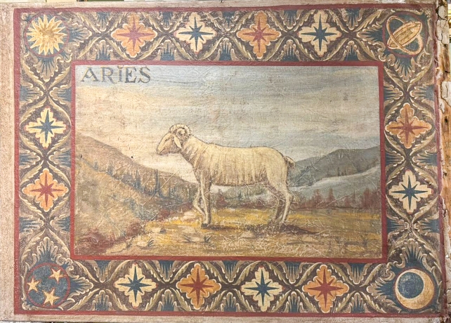 Serie di Strappi originali del XVIII secolo Segni Zodiacali image 8