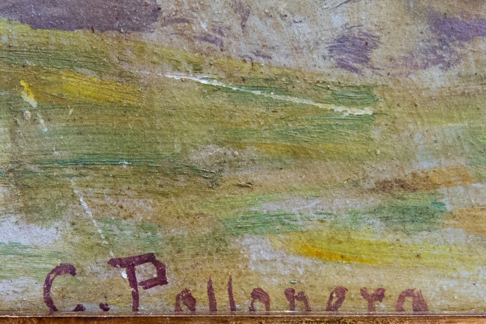 Carlo Pollonera "Paesaggio alpestre", Val d'Aosta , Primi '900 image 8