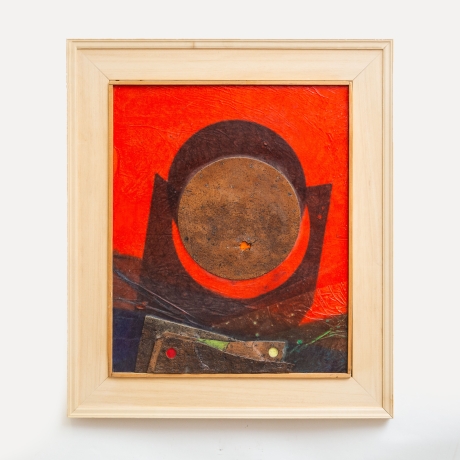 Roberto Crippa, "Sun", collage / tecnica mista, anni 1965/70 image 2
