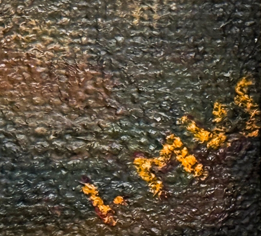 Italo Mus, "Quiete Autunnale", olio su tela, firmato, Anni '40 image 3