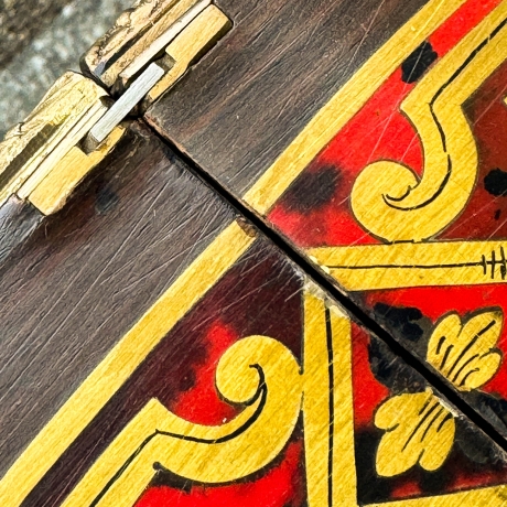 Consolle da gioco in intarsio Boulle, XIX Secolo image 14