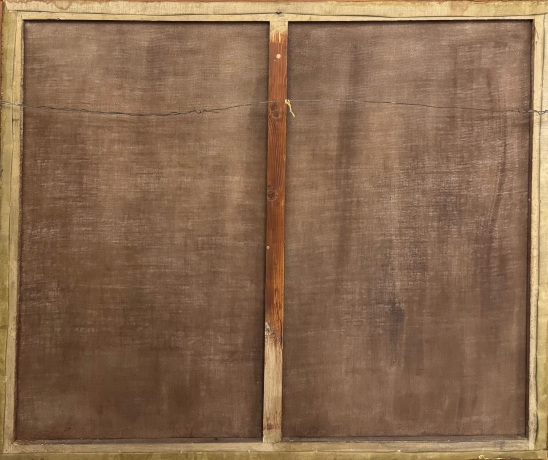 Italo Mus, "Quiete Autunnale", olio su tela, firmato, Anni '40 image 10