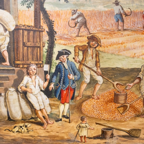 Giovanni Maria Genta, "Le quattro stagioni", tempera, Fine '700 image 8