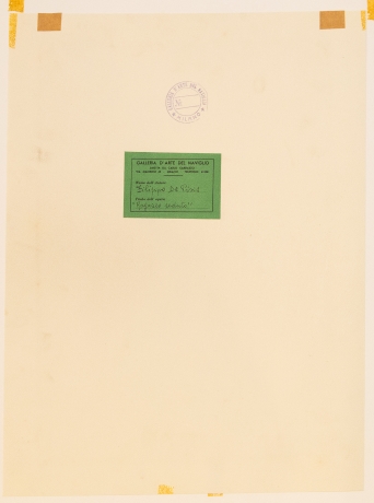 Filippo De Pisis, "Nudo Seduto, Lucien",1930 image 5