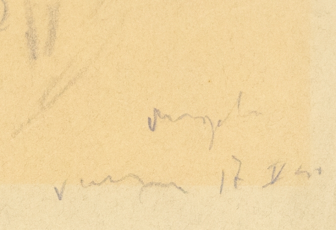Filippo De Pisis, "Ritratto di giovane, Angelo",1941 image 3
