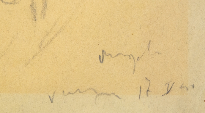 Filippo De Pisis, "Ritratto di giovane, Angelo",1941 image 4