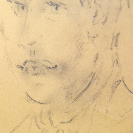 Filippo De Pisis, "Ritratto di giovane, Angelo",1941 image 5