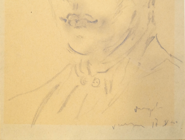 Filippo De Pisis, "Ritratto di giovane, Angelo",1941 image 6