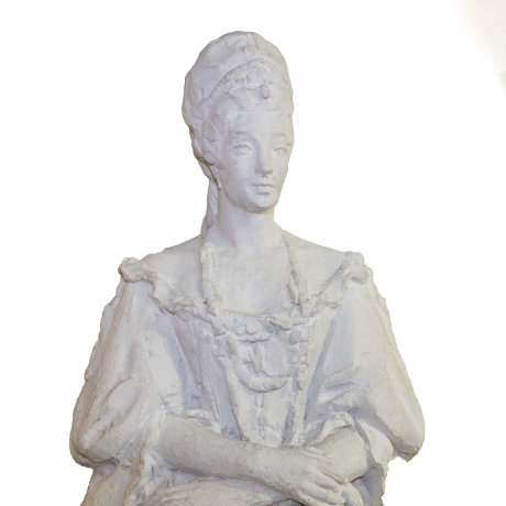 Nobile Dama, Scultura in gesso, XIX secolo image 3