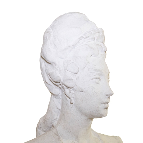 Nobile Dama, Scultura in gesso, XIX secolo image 8