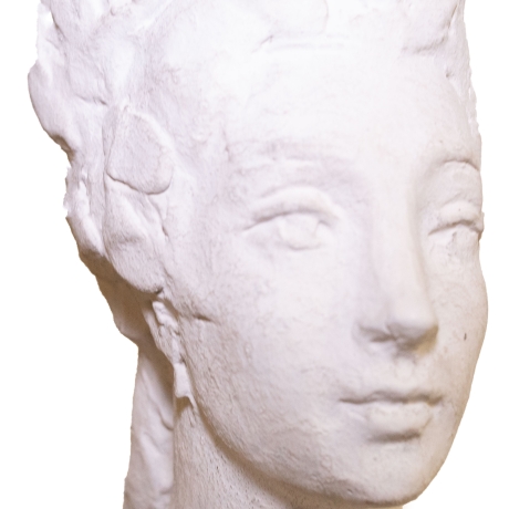Nobile Dama, Scultura in gesso, XIX secolo image 10