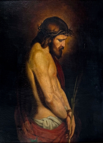 Ecce Homo, olio su tela, Primi XIX secolo image 1