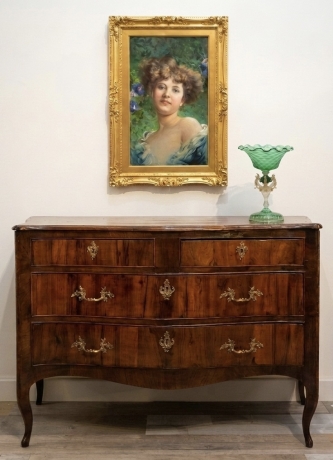 Luca Postiglione, "la Bella Napoletana", olio su tela, firmato, Anni '20/'30 image 3