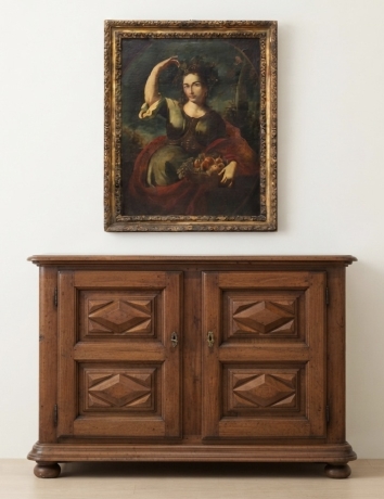 "Allegoria dell'Autunno", olio su tela, scuola Piemontese, XVIII secolo image 4