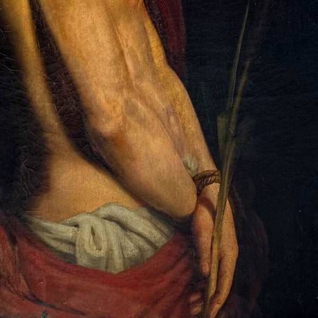 Ecce Homo, olio su tela, Primi XIX secolo image 6