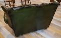 Retro Divano Chesterfield Originale Vintage in pelle  Anni '50 