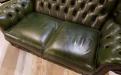 Dettaglio Divano Chesterfield Originale Vintage in pelle  Anni '50 